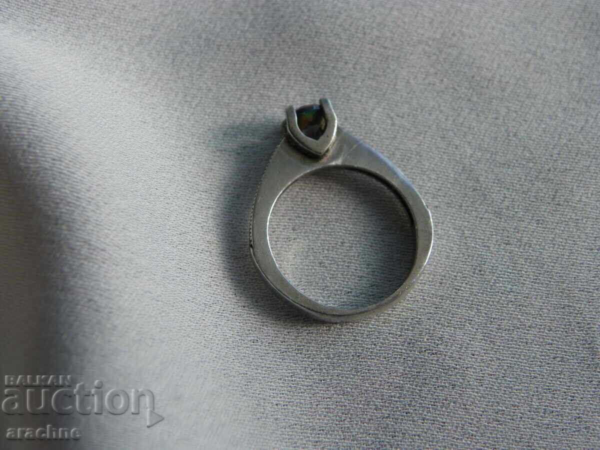 Silver ring with mystic topaz - 6 Silver ring with mystic topaz - 6