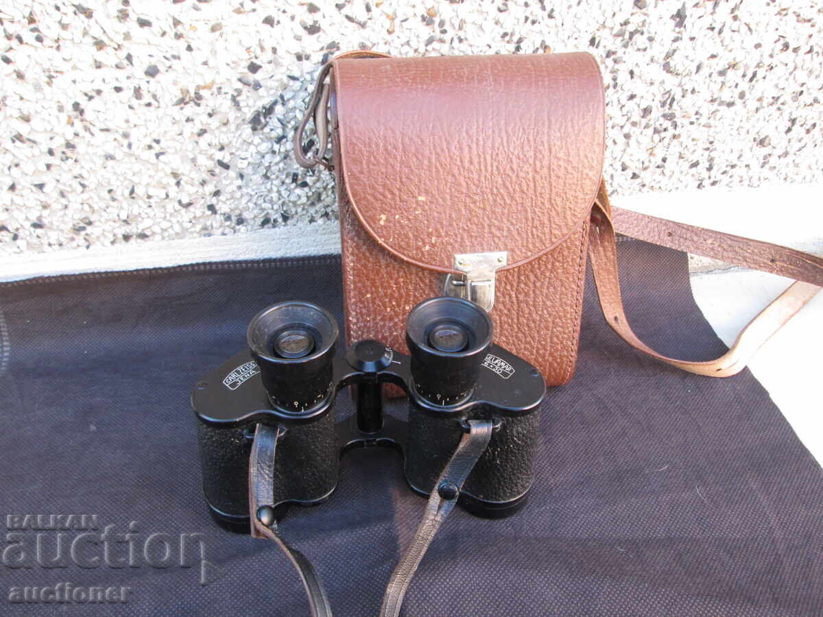 GERMAN BINOCULARS - CARL ZEISS WITH CASE - 7 GERMAN BINOCULARS - CARL ZEISS WITH CASE - 7