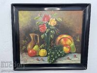 Still life with fruit / oil painting 1930. No. 6486