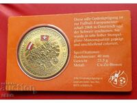 Elveția și Austria - card cu medalie pentru EUR. la fotbal 2008