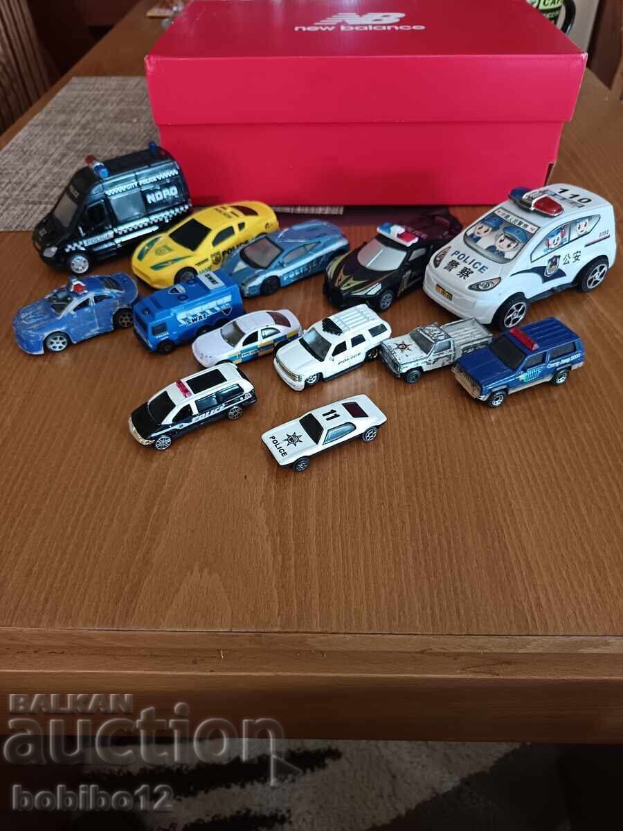 Lot of 13 police cars with price 20.00 BGN | € 10.23 Lot of 13 police cars with price 20.00 BGN | € 10.23