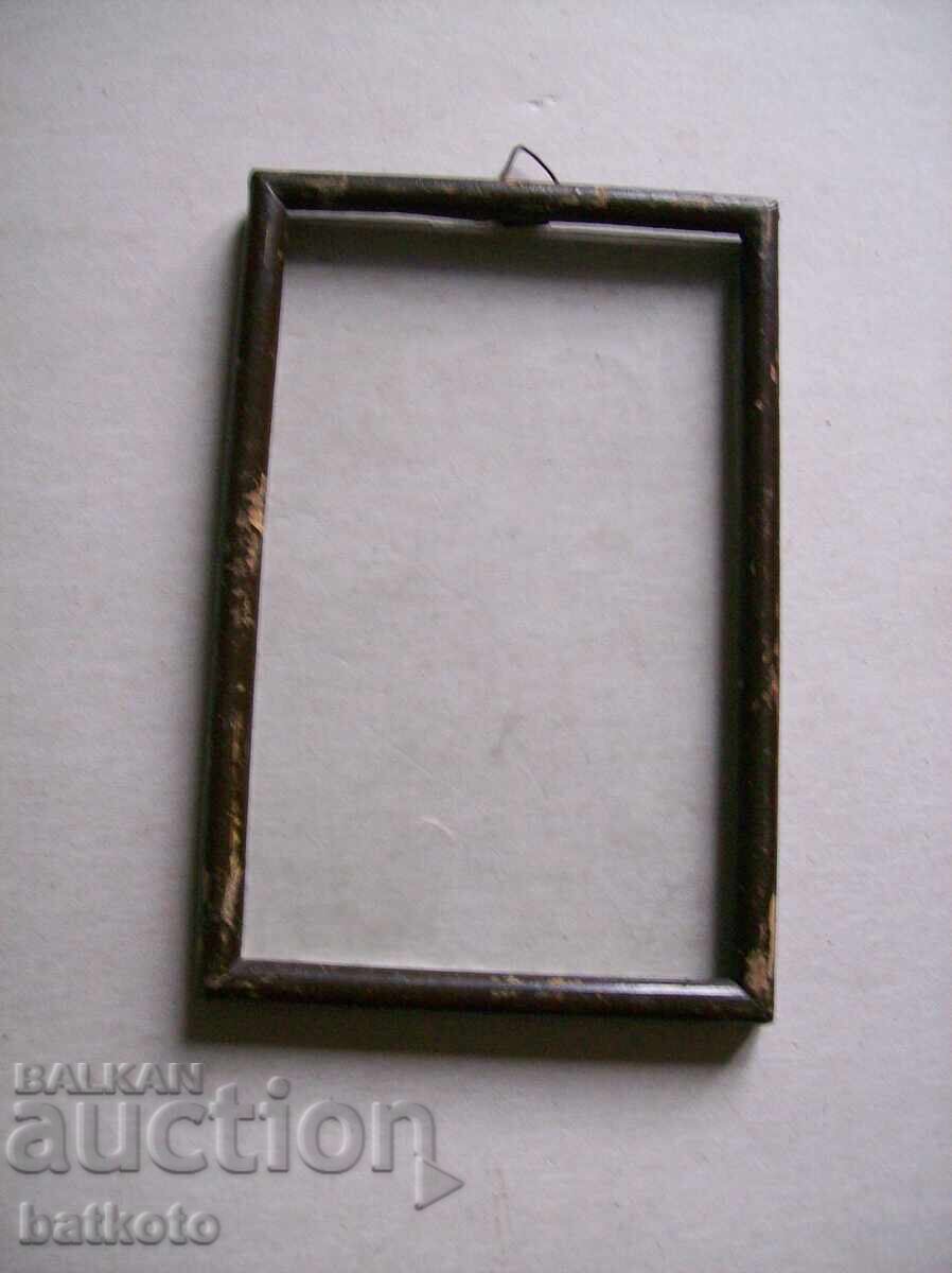 Very old frame with glass from before 09.09.1944 Very old frame with glass from before 09.09.1944