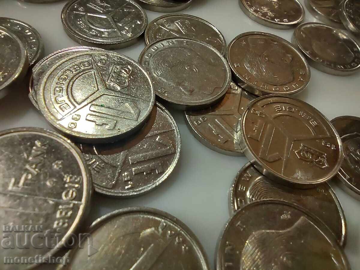 Delivery of 190 coins Belgium 1 Franc Delivery of 190 coins Belgium 1 Franc