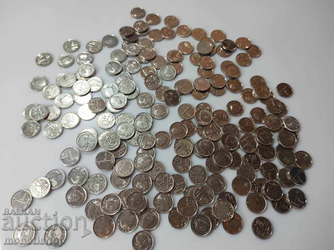 190 coins Belgium 1 Franc 190 coins Belgium 1 Franc