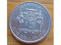 1 dolar 1991 - Jamaica