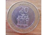 20 USD 2000 - Jamaica (bimetal)