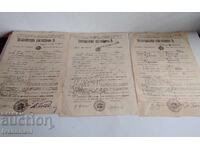 Insurance certificate 1937 -38-39