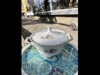 Bulgarian porcelain tureen. No. 6497