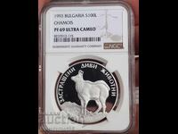 BGN 100 1993 Wild goat NGC 69 TOP POP