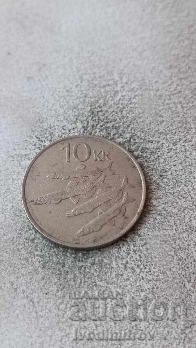 Islanda 10 coroane 1984 Islanda 10 coroane 1984