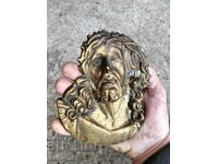 Jesus Christ bronze panel