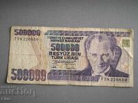 Bancnota - Turcia - 500.000 lire | 1970