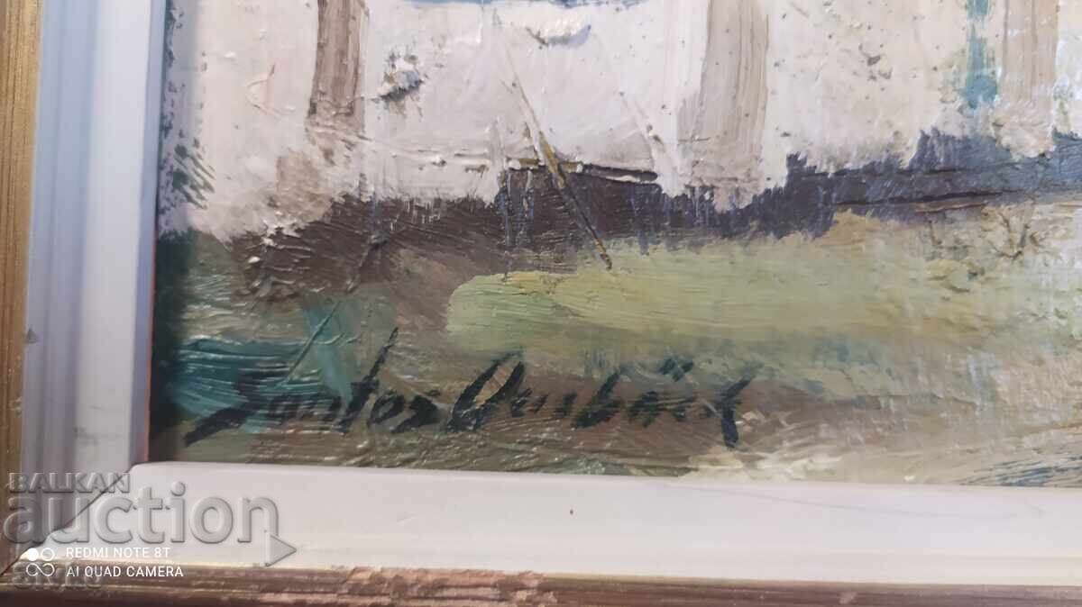 Delivery of Oil painting houses in Sweden Delivery of Oil painting houses in Sweden