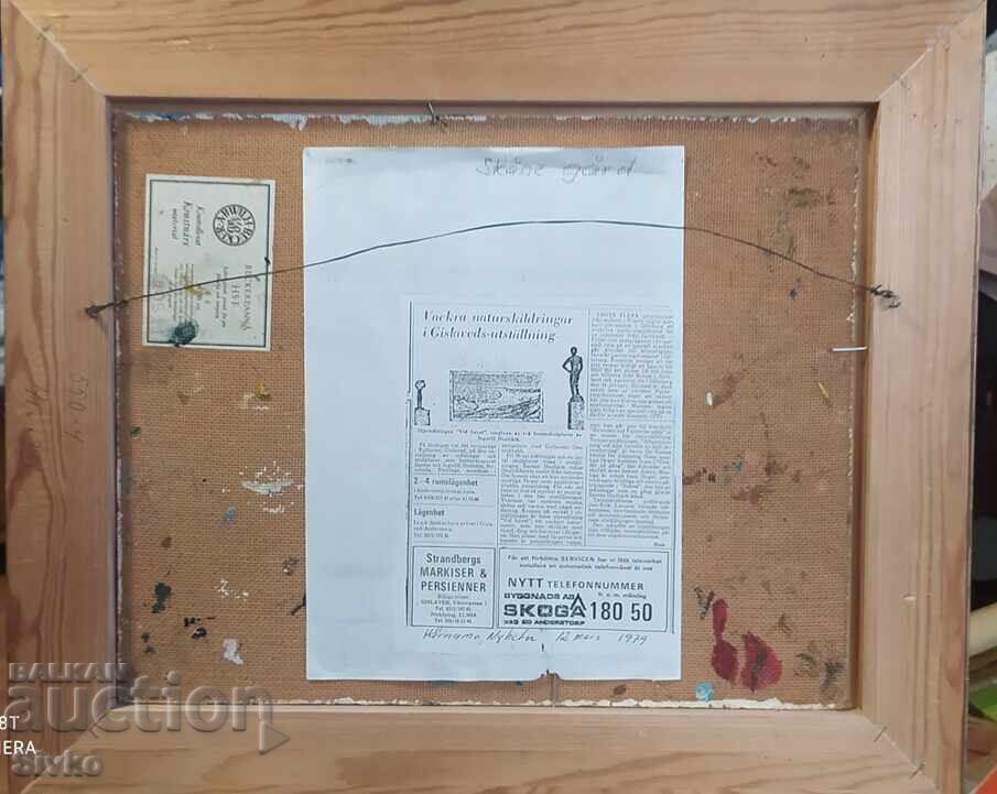 Oil painting houses in Sweden - 6 Oil painting houses in Sweden - 6