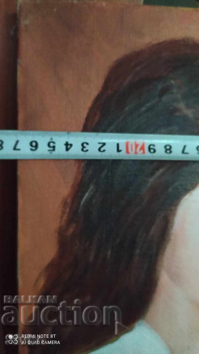 Oil painting on canvas Girl with flowers with price 19.99 BGN | € 10.22 Oil painting on canvas Girl with flowers with price 19.99 BGN | € 10.22