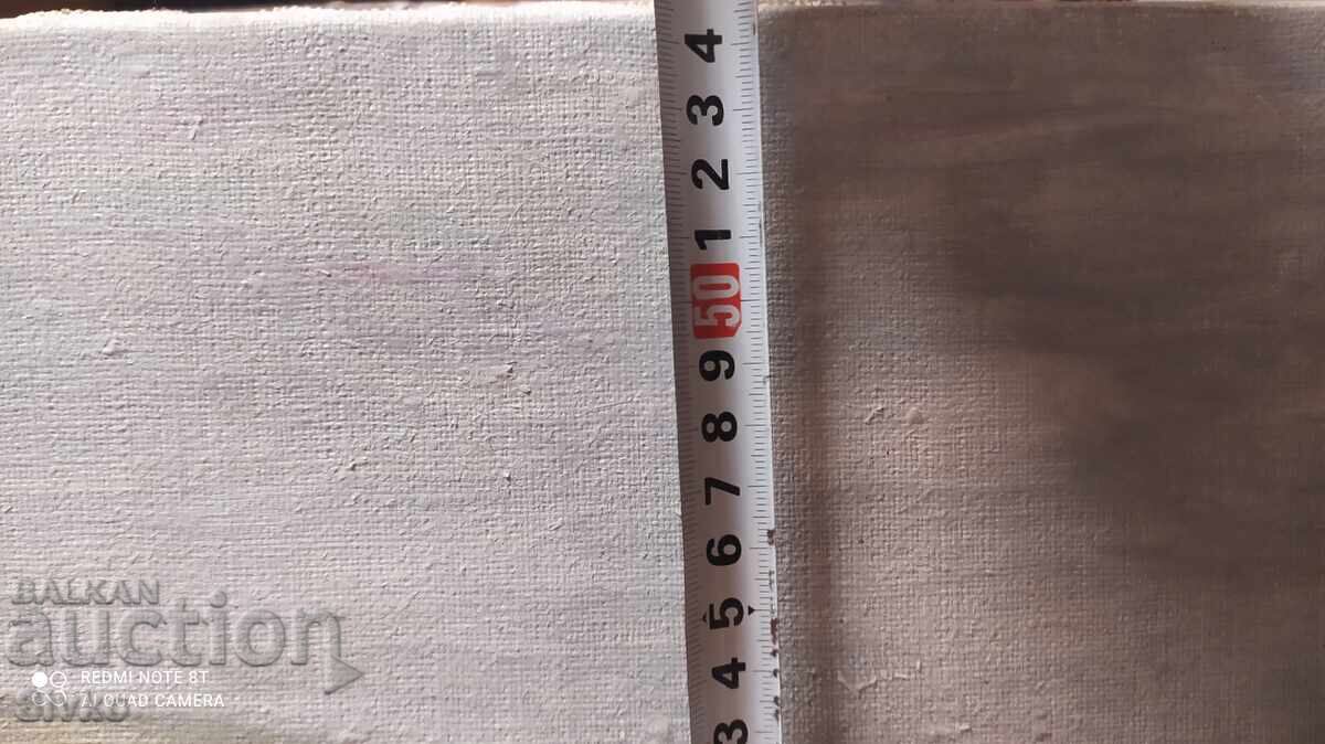 Auction  Oil painting canvas deer doe forest