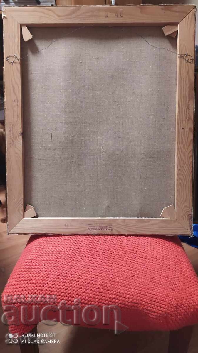 Delivery of Oil painting canvas deer doe forest