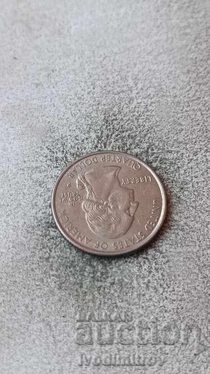 USA 25 cents 1999 P New Jersey with price 1.65 BGN | € 0.84 USA 25 cents 1999 P New Jersey with price 1.65 BGN | € 0.84