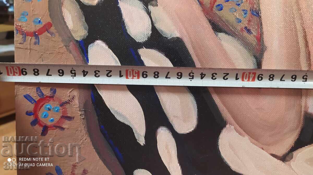 Картина масло платно Жена с цена 49.99 лв. | € 25.56 Картина масло платно Жена с цена 49.99 лв. | € 25.56