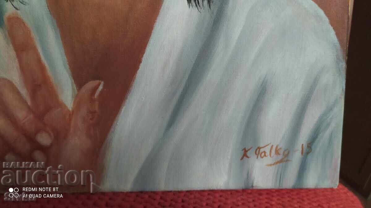 Oil painting on canvas Jesus with price 19.99 BGN | € 10.22