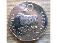 20 pence 2004 - Insulele Falkland