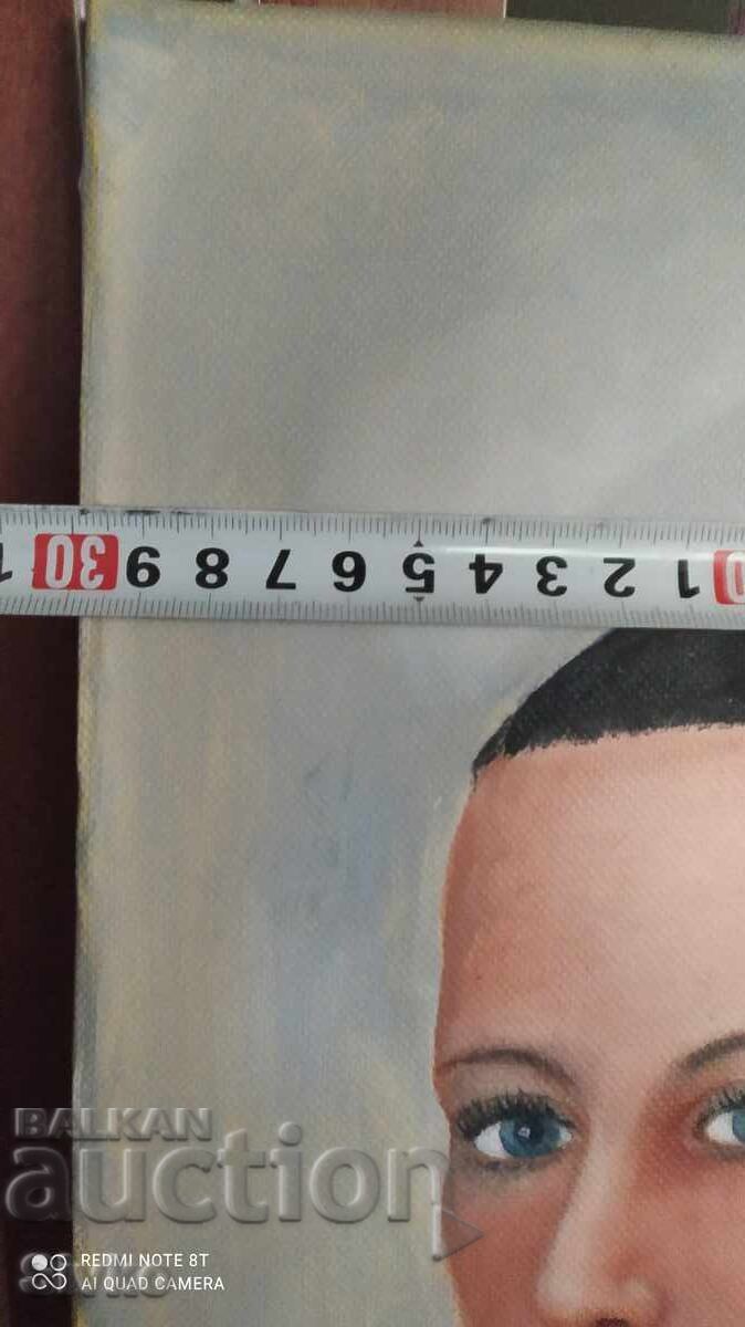 Oil painting on canvas Maria with price 19.99 BGN | € 10.22 Oil painting on canvas Maria with price 19.99 BGN | € 10.22