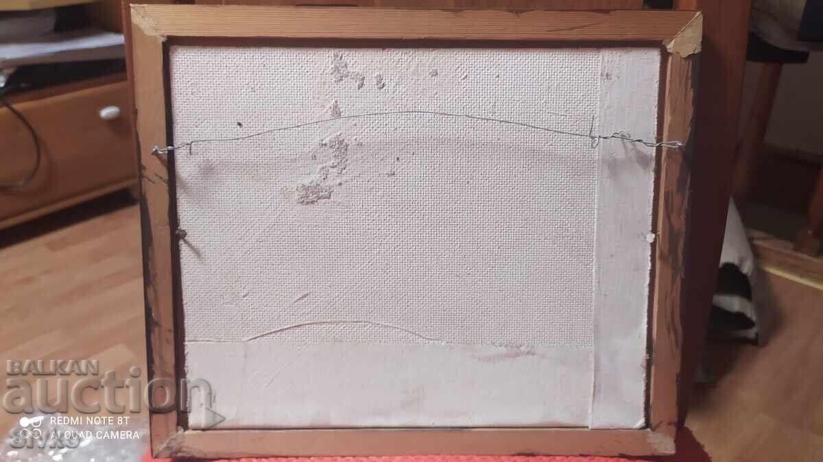 Painting oil canvas mounted on cardboard To come home to - 5 Painting oil canvas mounted on cardboard To come home to - 5