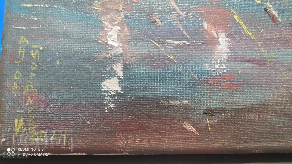 Livrarea Pictură în ulei pe pânză science fiction Livrarea Pictură în ulei pe pânză science fiction