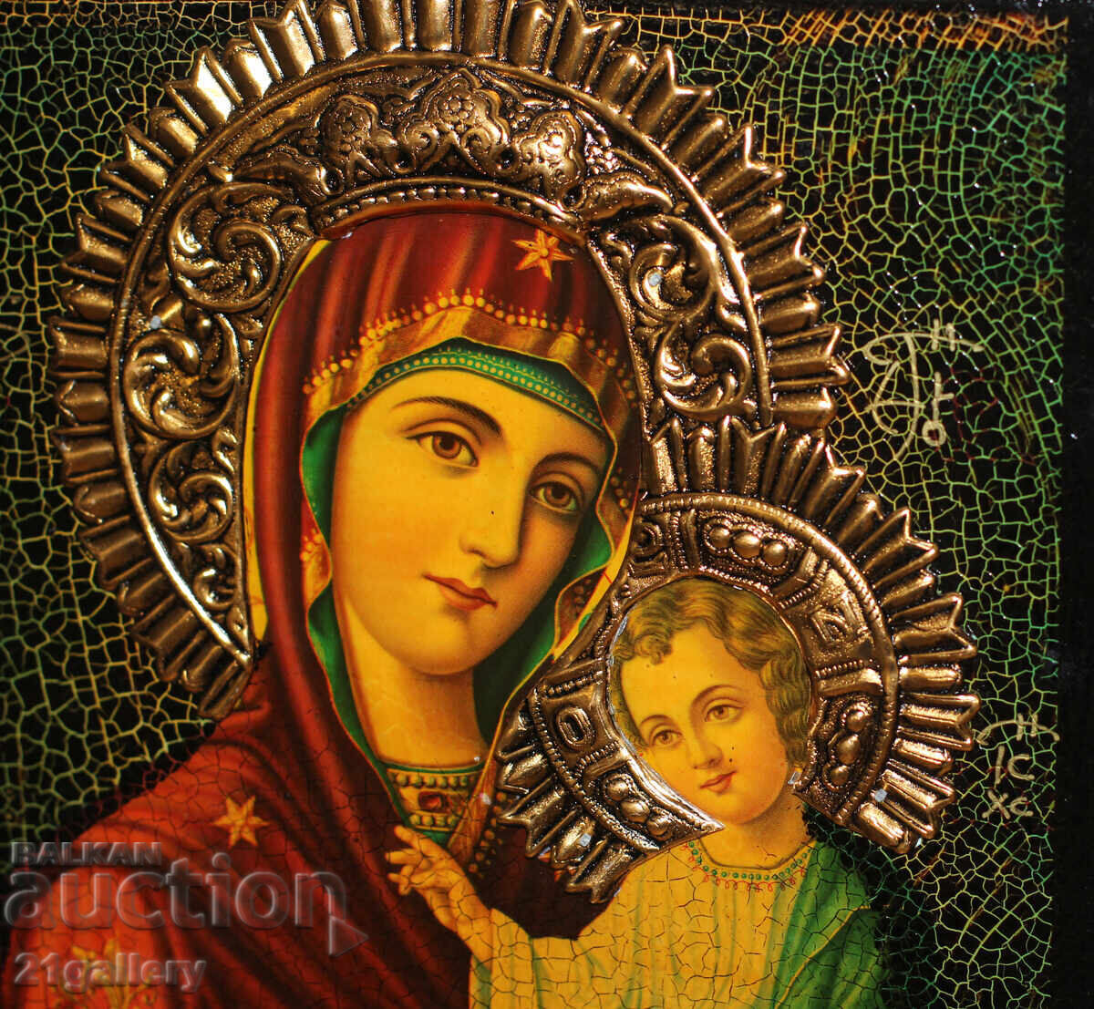 Contemporary icon of the Holy Mother of God with the Child - 5