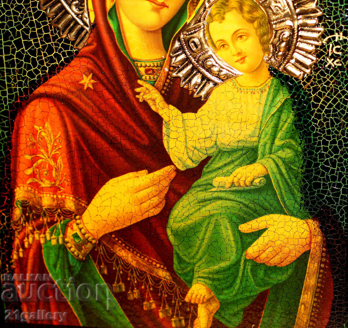 Contemporary icon of the Holy Mother of God with the Child - 6