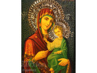 Contemporary icon of the Holy Mother of God with the Child