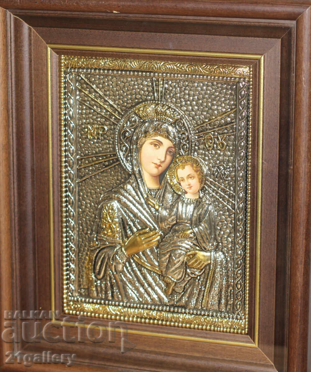 Contemporary icon of the Holy Mother of God with the Child Contemporary icon of the Holy Mother of God with the Child