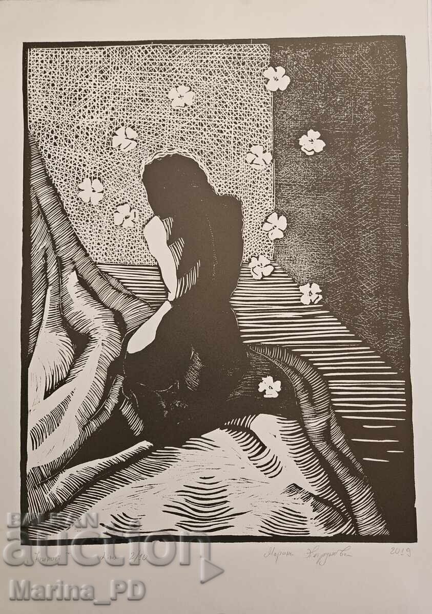 Linogravura „Tandrețea”