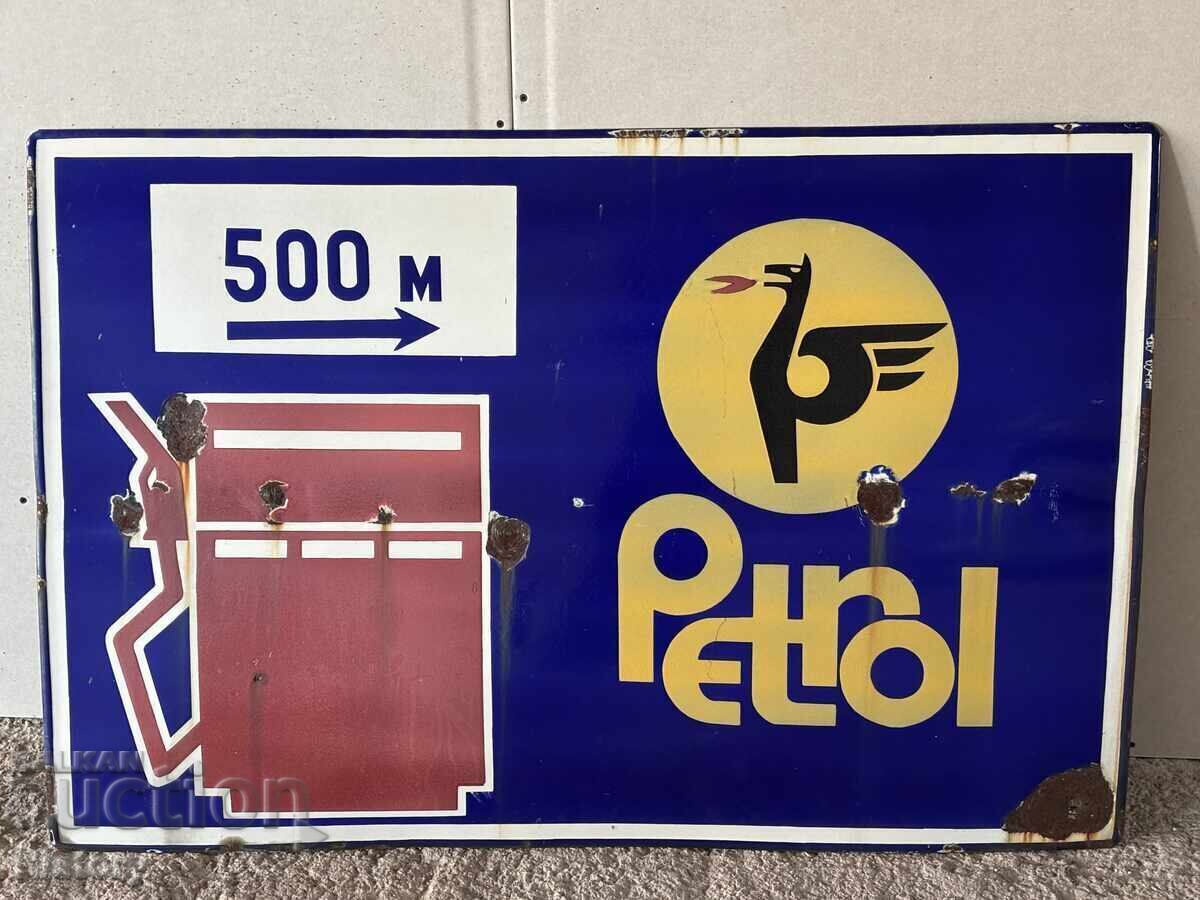 Delivery of Huge Enamel Sign Delivery of Huge Enamel Sign