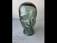 Glass head/stand/mannequin for hats