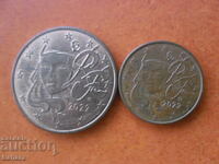 1 and 5 euro cents 2022 France