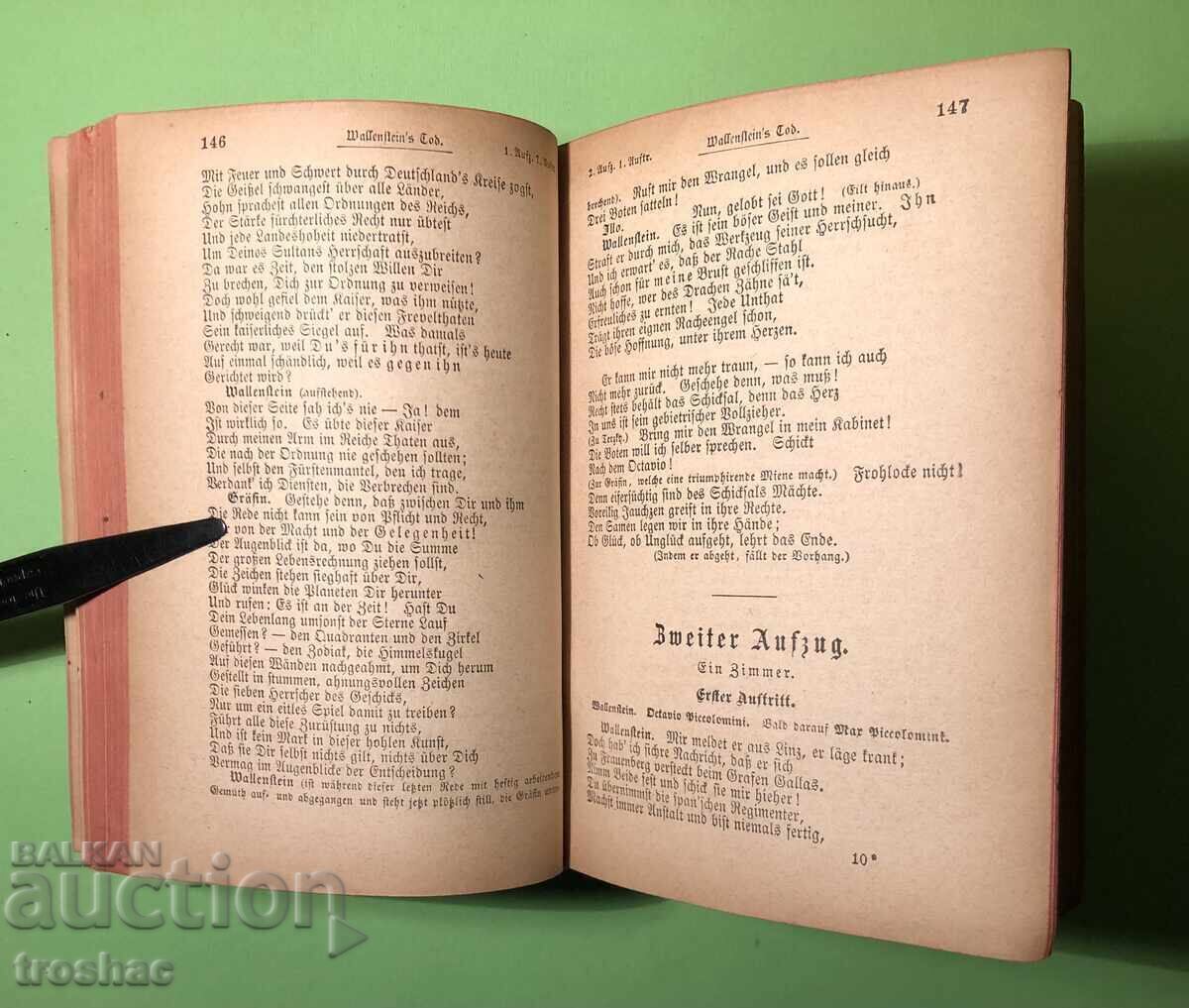 Old Book Works of Schiller / L. Stoilov before 1945 - 6 Old Book Works of Schiller / L. Stoilov before 1945 - 6