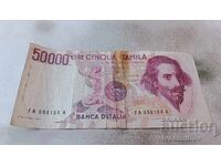 Italia 50000 lire 1984