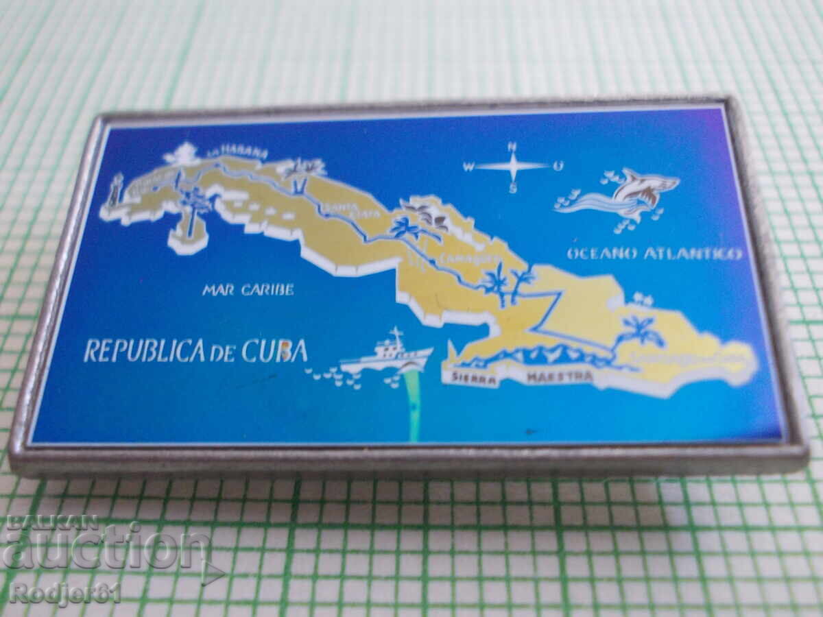 Auction badges - countries Republic of Cuba 2 pcs Auction badges - countries Republic of Cuba 2 pcs