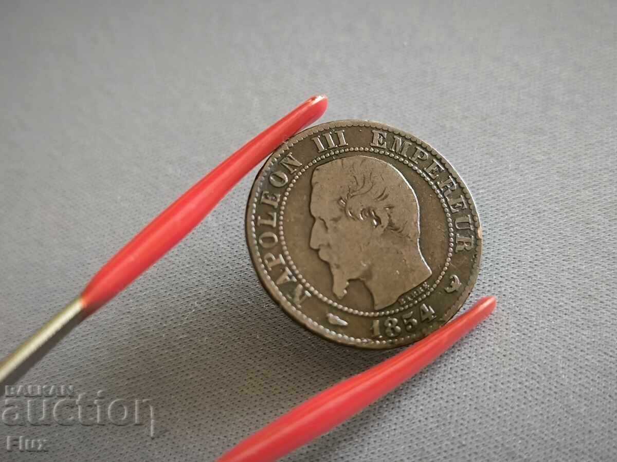 Auction Coin - France - 5 centimes (Napoleon III) | 1854 Auction Coin - France - 5 centimes (Napoleon III) | 1854