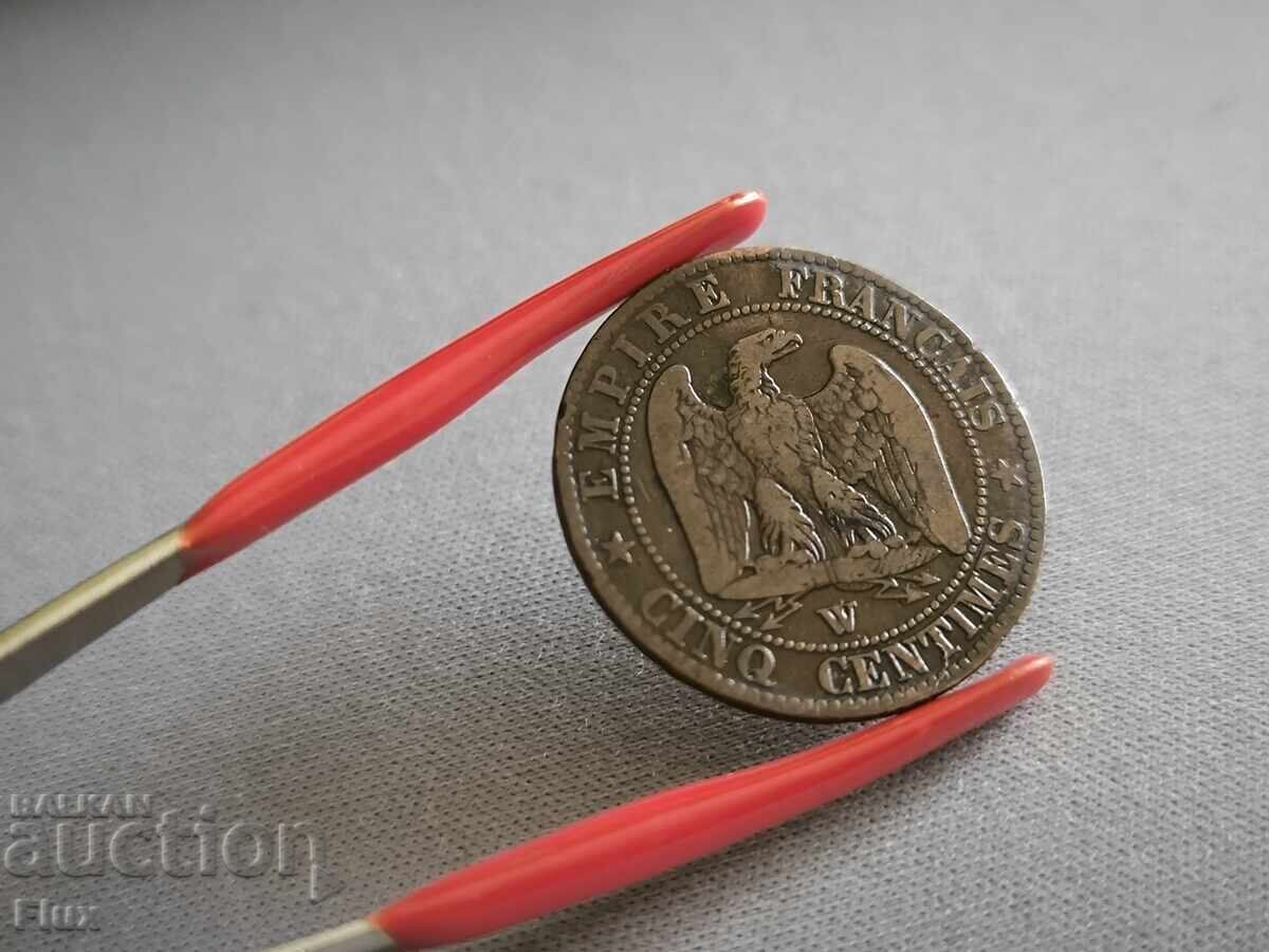 Coin - France - 5 centimes (Napoleon III) | 1854 Coin - France - 5 centimes (Napoleon III) | 1854