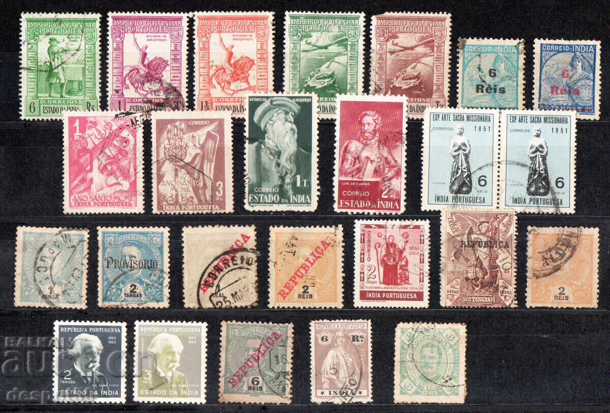 1930-50. Индия - Португалска. Различни мотиви. 1930-50. Индия - Португалска. Различни мотиви.