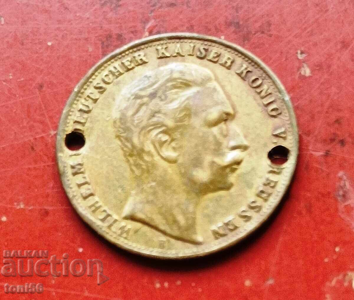 Germany, commemorative token June 15, 1888 (see inventory) with price 3.00 BGN | € 1.53 Germany, commemorative token June 15, 1888 (see inventory) with price 3.00 BGN | € 1.53