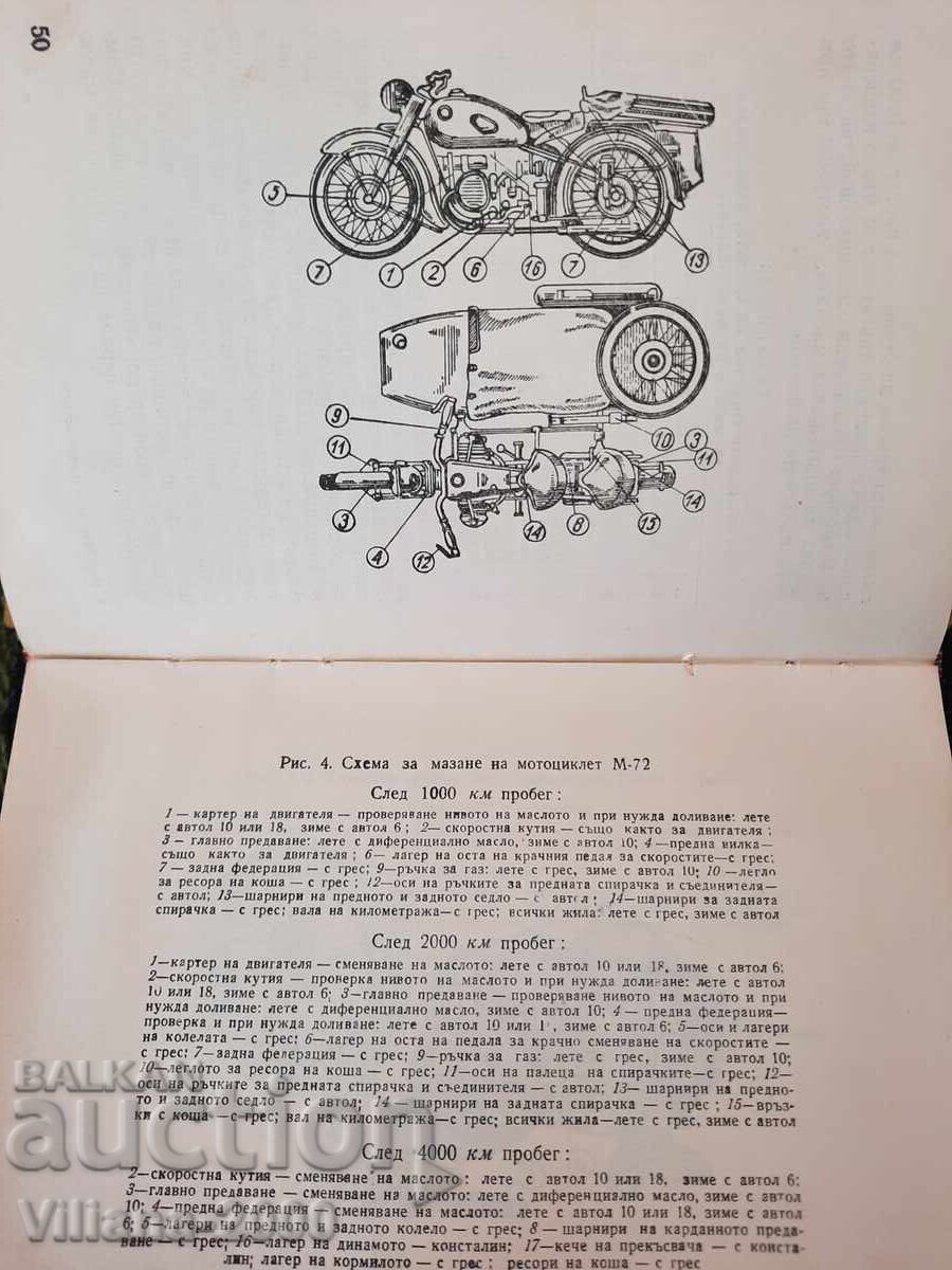 Аукцион Книга- Наръчник на мотоциклетист.