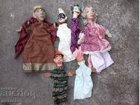 Old puppets for puppet theater