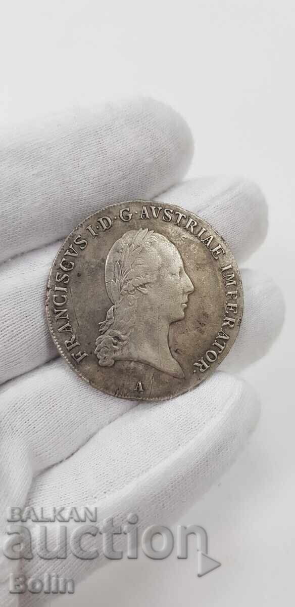 Сребърна монета ТАЛЕР, FRANCISCUS I 1810 Австрия с цена € 130.00 | 254.26 лв.
