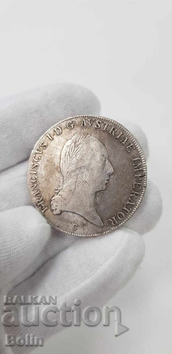 Сребърна монета ТАЛЕР, FRANCISCUS I 1823 Австрия с цена € 120.00 | 234.70 лв. Сребърна монета ТАЛЕР, FRANCISCUS I 1823 Австрия с цена € 120.00 | 234.70 лв.