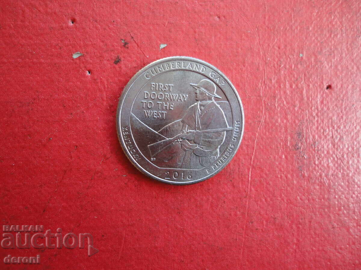Delivery of Quarter Dollar 2016 Quarter Dollar 3