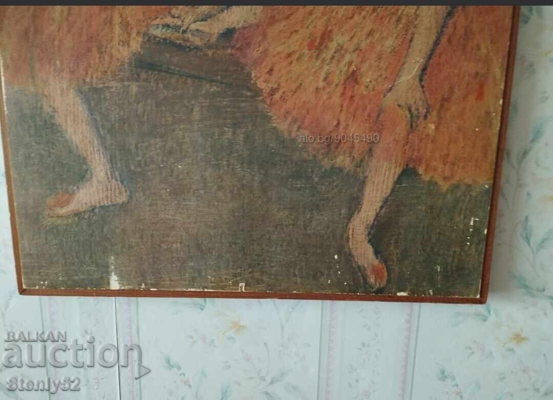 Painting by Edgar Degas, replica in wooden frame, lithograph with price 40.00 BGN | € 20.45 Painting by Edgar Degas, replica in wooden frame, lithograph with price 40.00 BGN | € 20.45