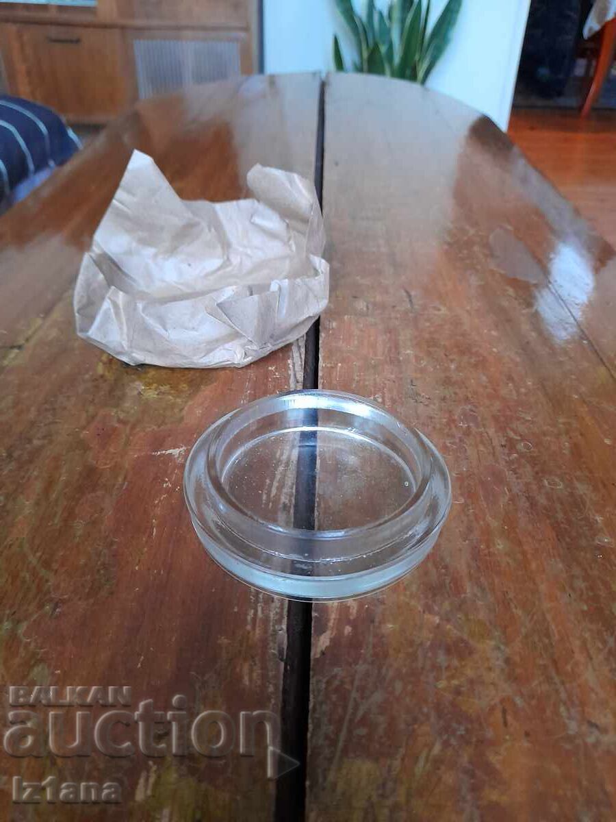 Old glass jar lid with price 12.00 BGN | € 6.14 Old glass jar lid with price 12.00 BGN | € 6.14